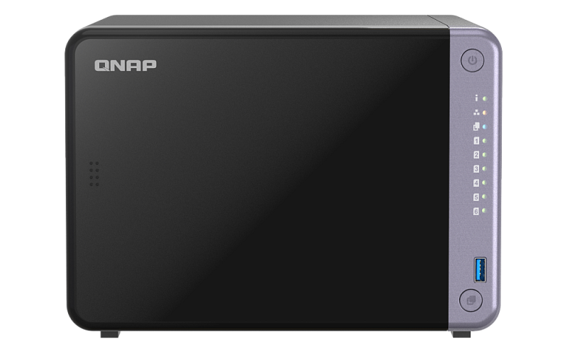 Сетевое хранилище без дисков/ SMB QNAP TS-632X-4G 6-bay 3.5" desktop NAS, AL524 4C 2.0GHz, 4GB DDR4 RAM (max 16GB), 2 x 10GbE SFP+, 2 x 2.5GbE, 1 x PCIe Gen3, 2 x USB 3.2 Gen1