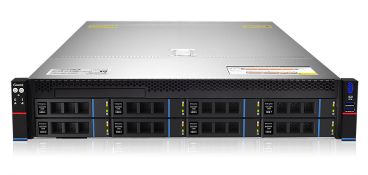 Серверная платформа/ Gooxi SR201-D08R-G2 2u 8 bay platform with direct backplane, based on AMD 9004; 2x 2.5" rear SAS/SATA; 2x 2.5" rear NVMe; 2xPCIe 4.0x16; 4xPCIe 4.0x8; 2x1300W psuRAIL kits; EU power cables