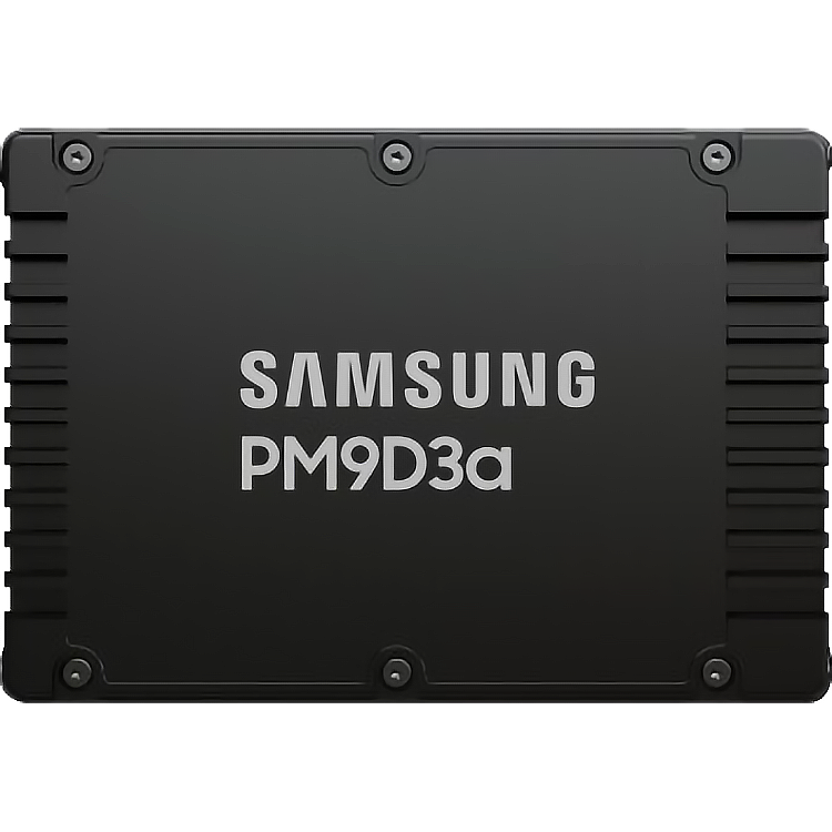 SSD Samsung MZWL615THBLF-00AW7 2.5 U.2, 15TB, Samsung Enterprise SSD PM9D3a, 12000/6000 MB/s, 350k IOPS, NVME Gen 5, 1DWPD (5Y)