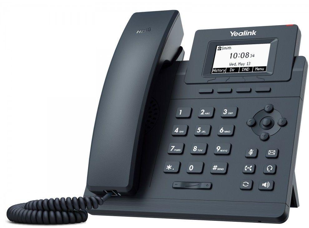 Yealink SIP-T30P Телефон SIP 1 линия, PoE, БП в комплекте (6938818306035)