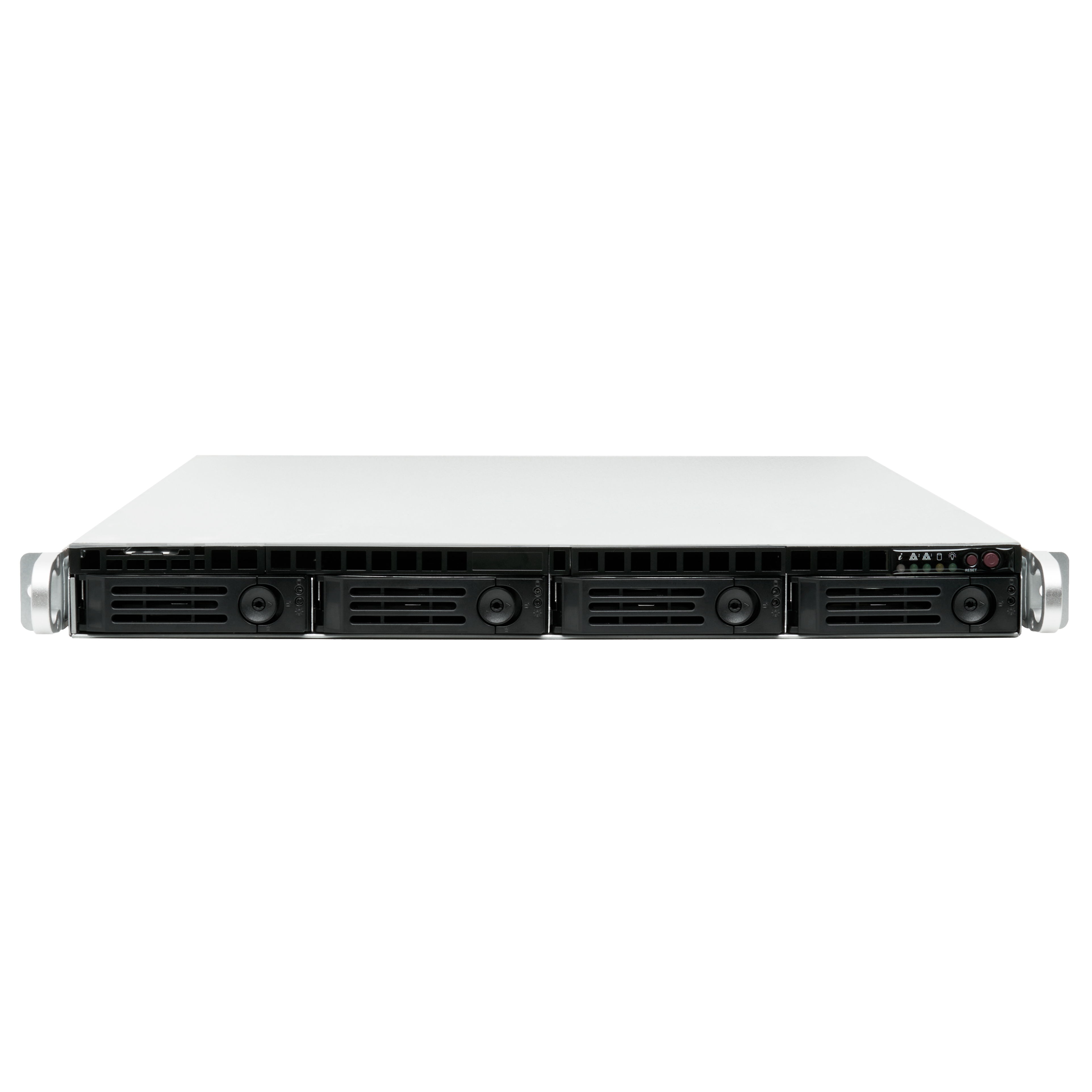 Серверный корпус/ 1U chassis; Mini-ITX, Micro-ATX, ATX MBs; 4 x 3.5'' hsb; 2 x USB; 1 x COM port (Front); 1 x FH expantion slot; 600W (1+1) (80 Plus Platinum); no rails