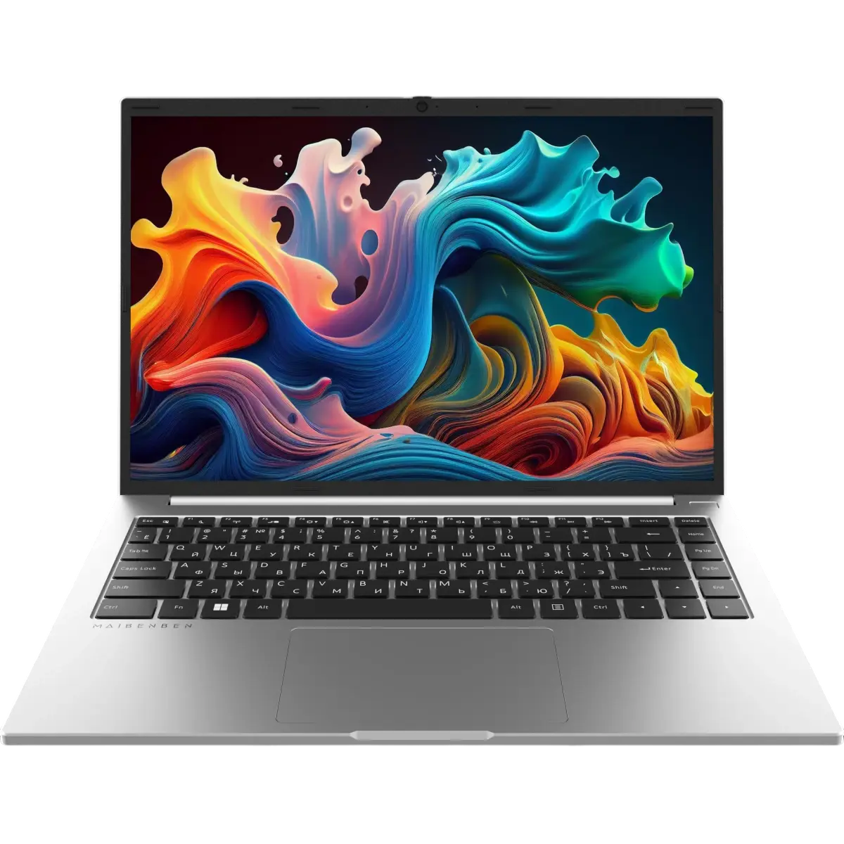 Maibenben S14B-R560UM [S14B-R560UMBQSLSRE0] Silver 14.5" {3K R5-6600H/ 8Gb/ 512Gb SSD/ Linux}