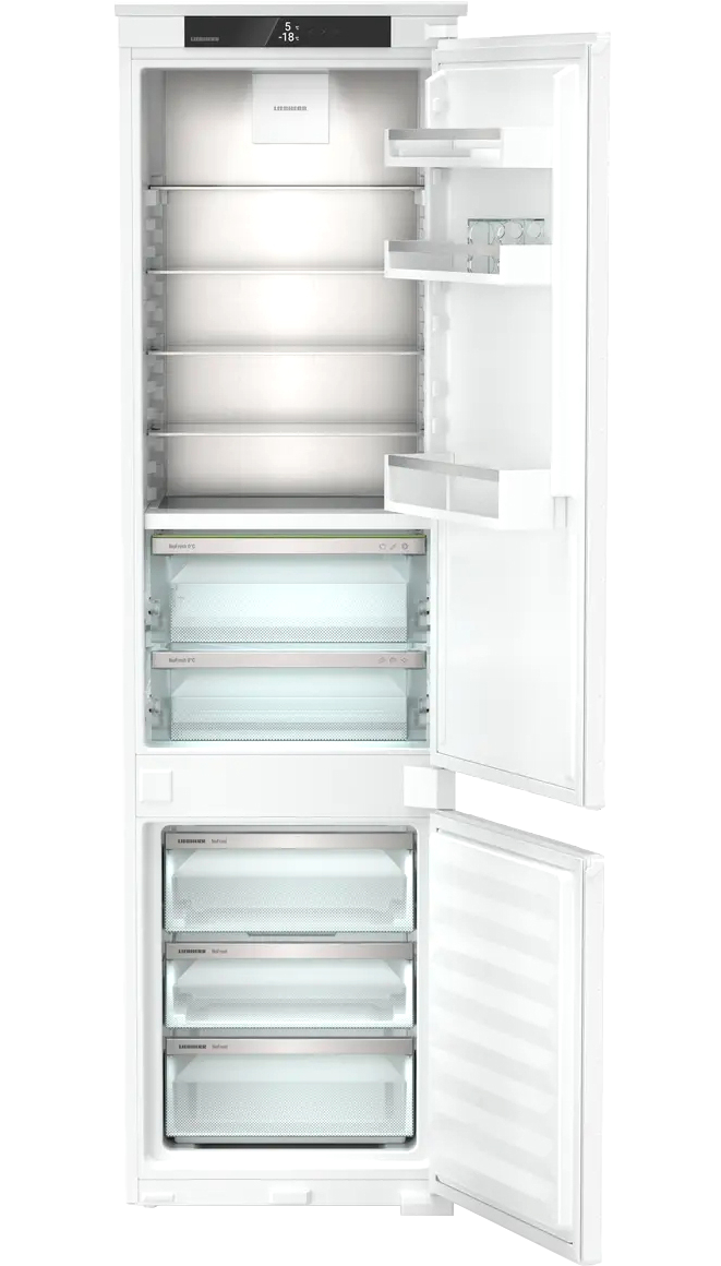 Встраиваемые холодильники Liebherr/ Plus, ниша 194 см, ВхШхГ 1938х541х545 мм, BioFresh, МК NoFrost 3 контейнера, сенсорный дисплей Touch, door sliding