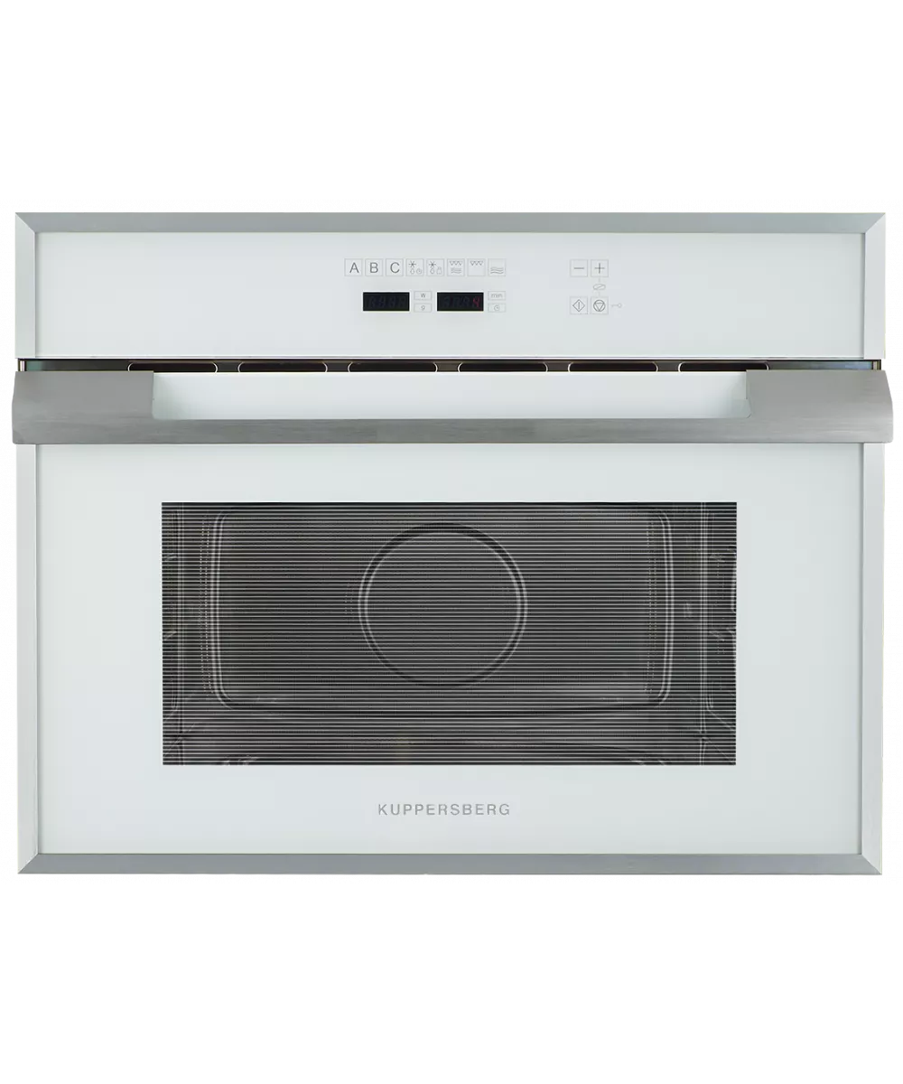 Встраиваемая микроволновая печь Kuppersberg/ Встраиваемая микроволновая печь, Мощность микроволновой печи 200-1000 Вт, Мощность гриля 1550 Вт, Полностью электронное сенсорное управление, 11 автоматических режимов приготовления, 6 уровней мощности, Автоматическое размораживание, Ручное размораживание, Многофункциональный таймер 0-90 мин, Часы, Внутренняя поверхность из нержавеющей стали, Безопасная дверца с трехслойным остеклением, Откидной гриль, Блокировка от детей, Галогеновое освещение, Отклю