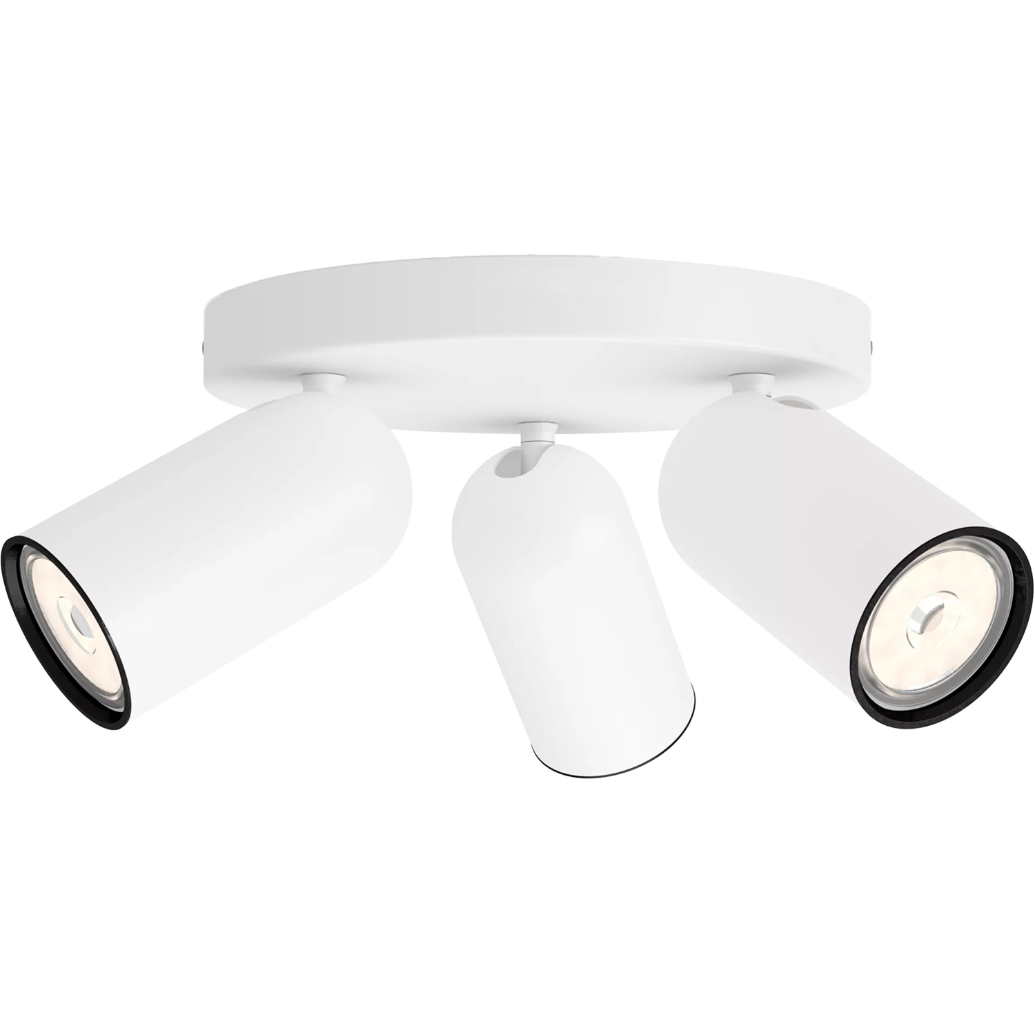 Потолочный светильник Philips/ Потолочный светильник PONGEE plate/spiral white 3xNW 230V (лампы в комплект не входят)