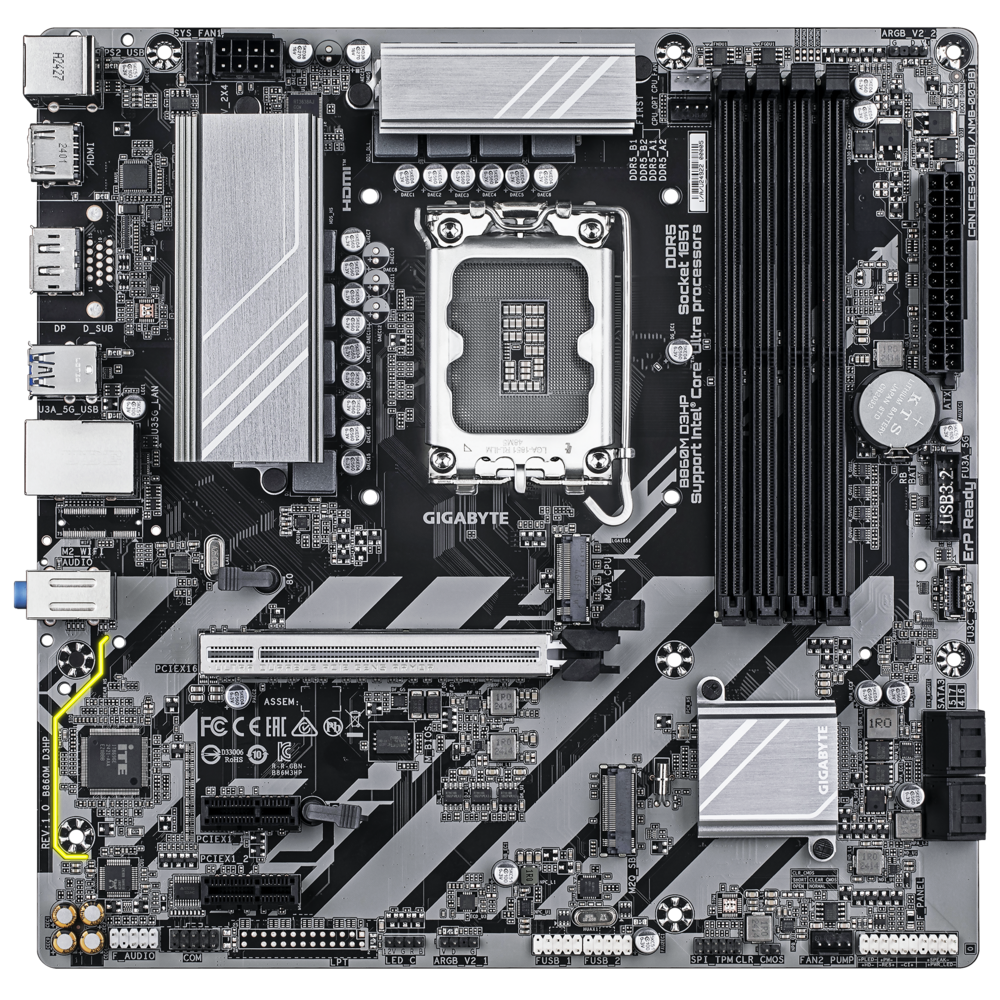 Gigabyte B860M D3HP — Материнские платы