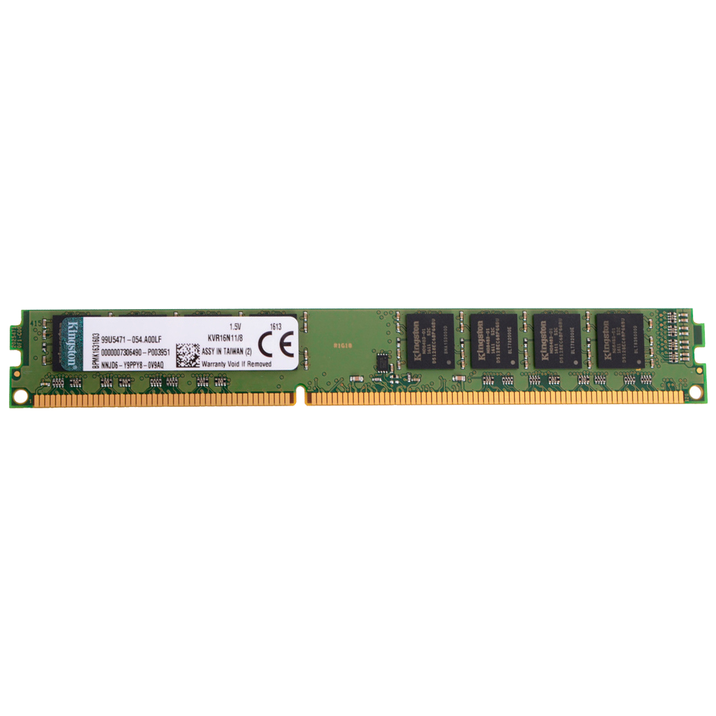 Kingston DDR3 DIMM 8GB (PC3-12800) 1600MHz KVR16N11/8WP