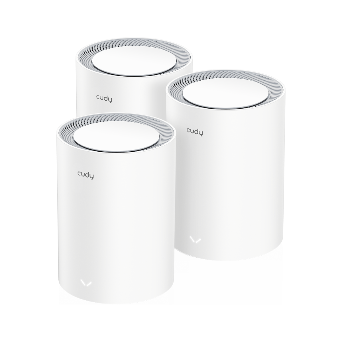 Wi-Fi Mesh-система/ AX3000 Wi-Fi 6 Mesh 2.5G Solution 3-Pack, Dual-Band, Chipset MT7981BA+MT7976CN+RTL8221B, 802.11ax/ac/a/b/g/n, 2402Mbps at 5GHz + 574Mbps at 2.4GHz, 2.5G WAN+GE LAN, 5 internal antennas, MU-MIMO, DDNS, Zerotier/Wireguard/OpenVPN/IPSec/L2TP/PPTP VPN, DNS over Cloudflare/Google/Quad9, IPv6, Seamless Roaming, WPA3, TR069/TR098/TR111/TR181,easyMesh R3 Optional, Ver 2.0, Cudy Mesh, Cudy APP