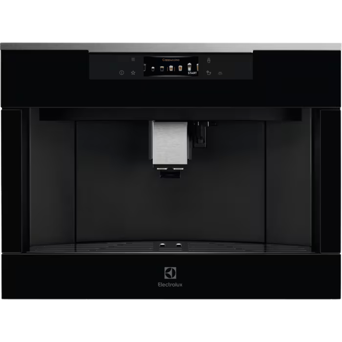 Встраиваемая кофемашина ELECTROLUX/ Кофе-машина автоматическая, сенсорное управление, цвет нержавеющая сталь и черный