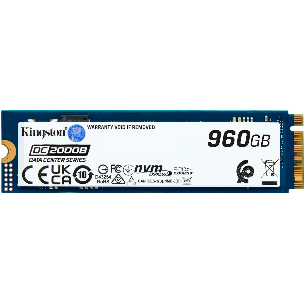SSD Kingston PCIe 4.0 x4 960GB SEDC2000BM8/960G DC2000B M.2 2280 0.4 DWPD