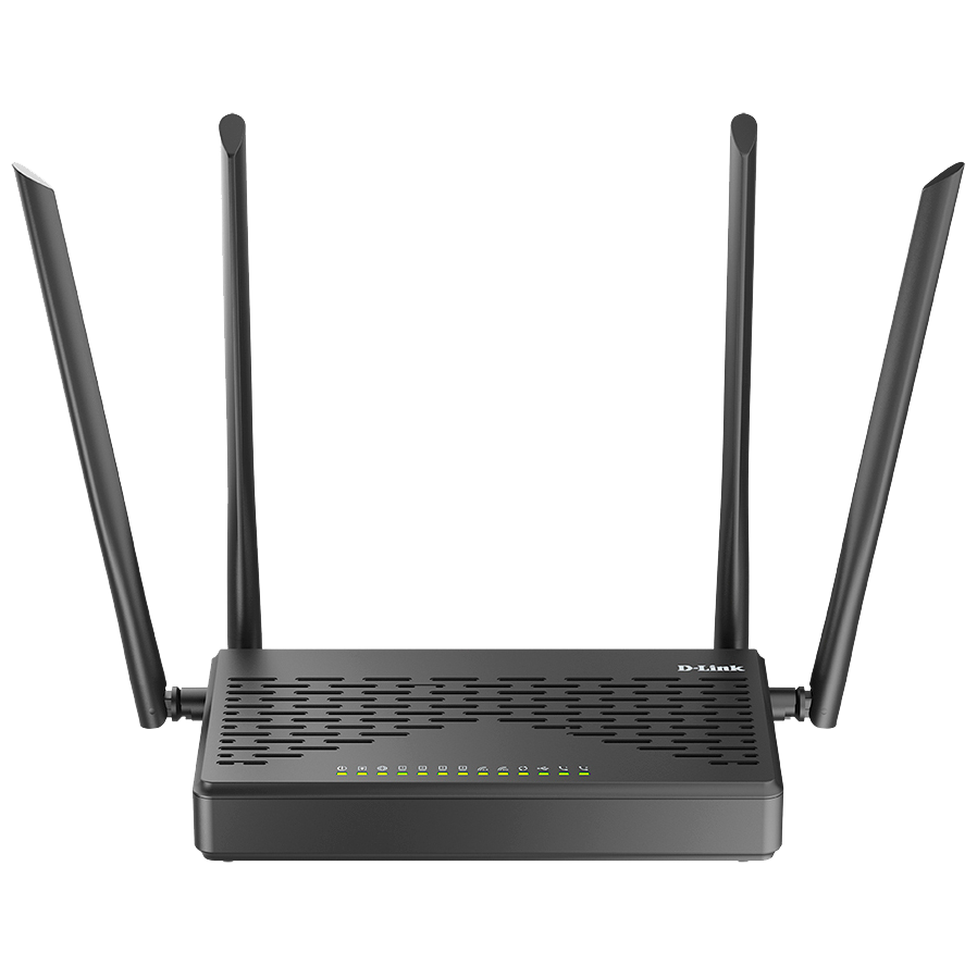 D-Link DVG-5402G/GFRU/S1A Беспроводной двухдиапазонный гигабитный маршрутизатор AC1200 с оптическим WAN-портом, поддержкой MU-MIMO, 3G/LTE, 2 FXS-портами и USB-портом