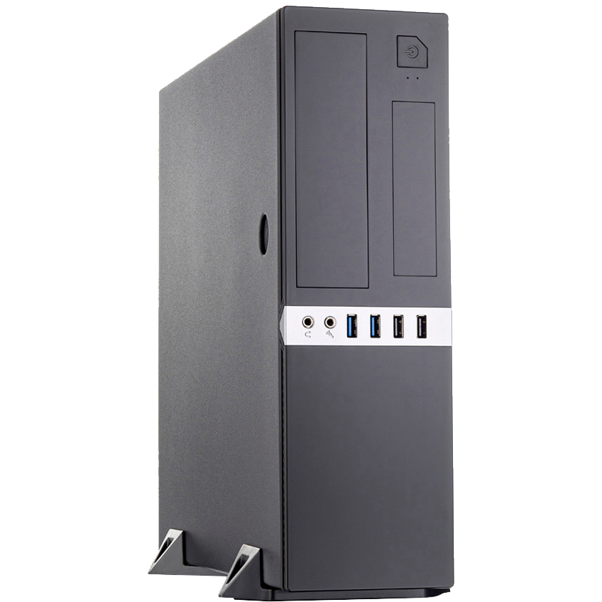 Foxline FL-203-TFX300S micro-ATX, mini-ITX 300 W,2xUSB3.0, 2xUSB2.0, 8cm. fan