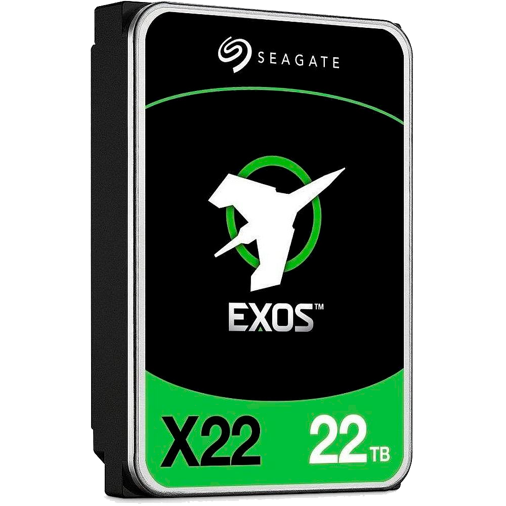22TB Seagate Exos X22 (ST22000NM001E) {SATA 6Gb/s, 7200 rpm, 512mb buffer, 3.5"}