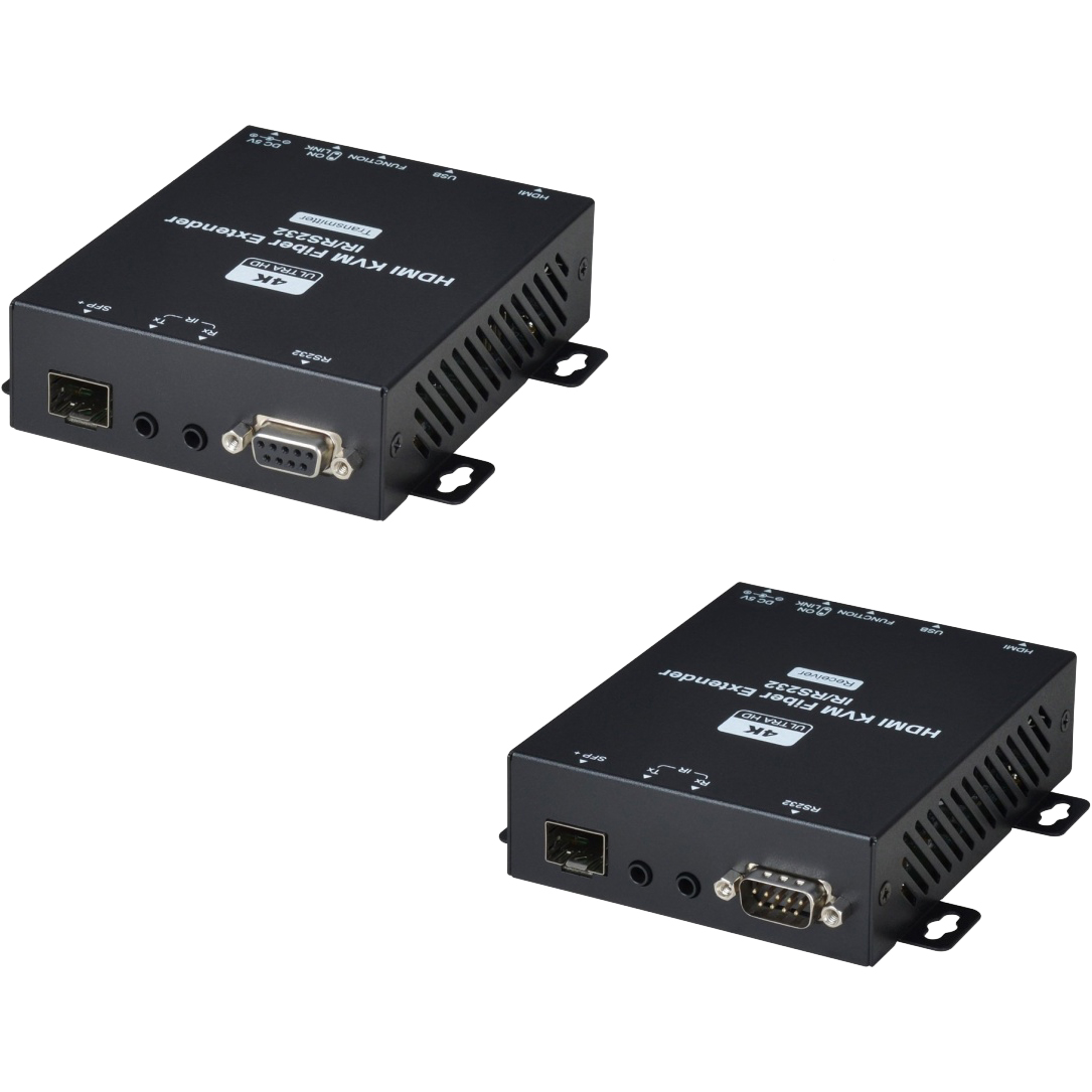 Комплект/ SC&T HE01F-4K6G-KS Комплект для передачи HDMI и сигнала USB/IR/RS232 по оптоволоконному кабелю.