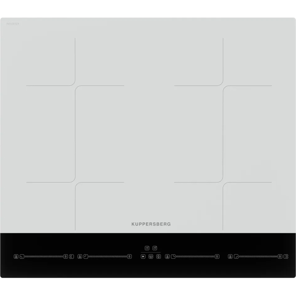 Варочная поверхность Kuppersberg/ Варочная поверхность Kuppersberg, индукция, High-Tech, прямой край, 9 уровней мощности, бустер, Stop and Go, Flexi-zone, автоматическое отключение, таймер, авто прогр