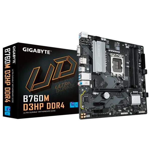 Gigabyte B760M D3HP DDR4 {Soc-1700, Intel B760, 4xDDR4 mATX, Ret}