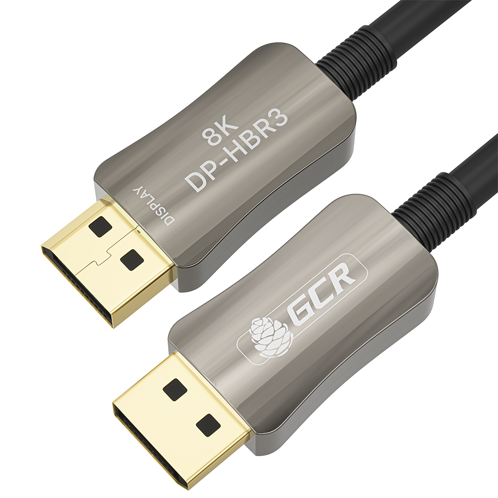 GCR PRO Кабель 60.0m оптический DP v1.4 Ultra HD 8K 60Hz, 4K 144Hz, HBR3, 32.4 Гбит/с