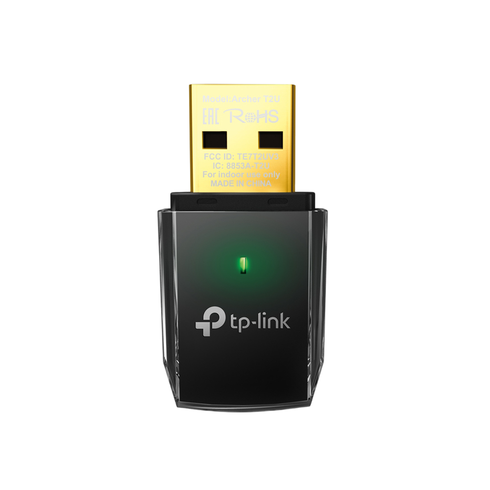 TP-Link Archer T2U Компактный двухдиапазонный USB-адаптер с поддержкой Wi-Fi AC600