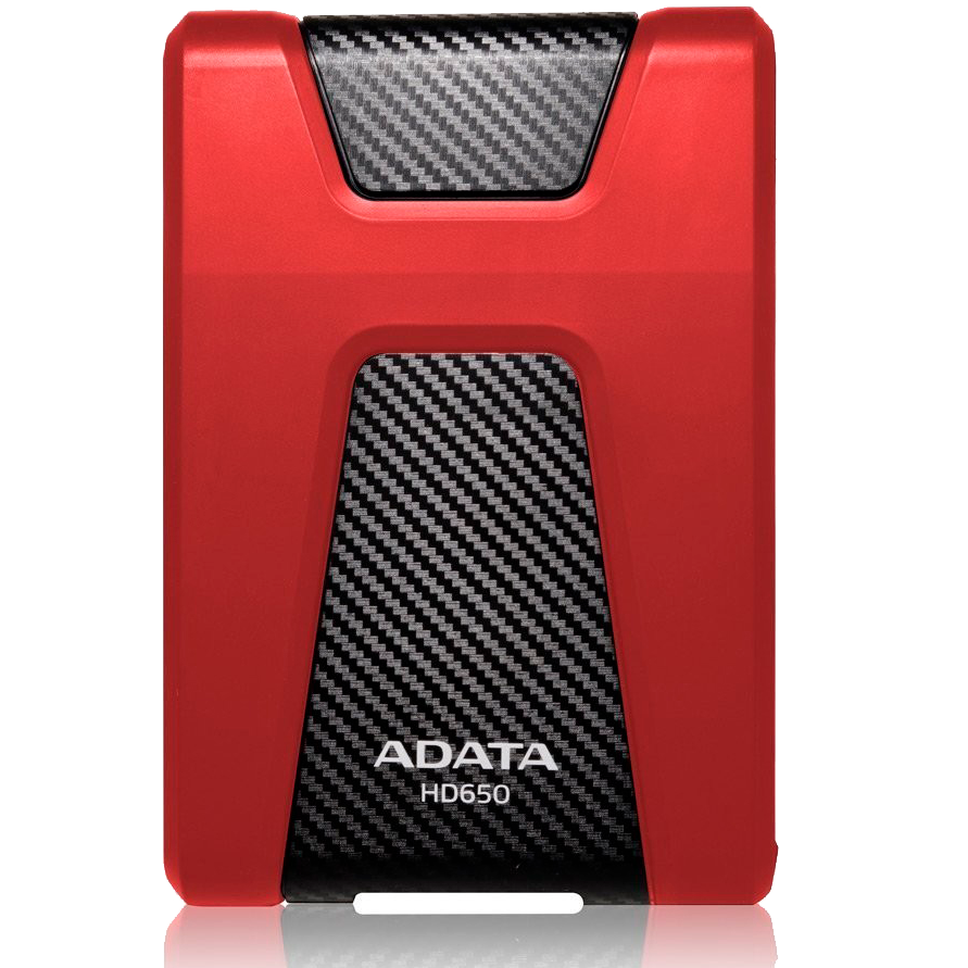 A-Data Portable HDD 1Tb HD650 AHD650-1TU31-CRD {USB 3.1, 2.5", Red} Противоударный Slim