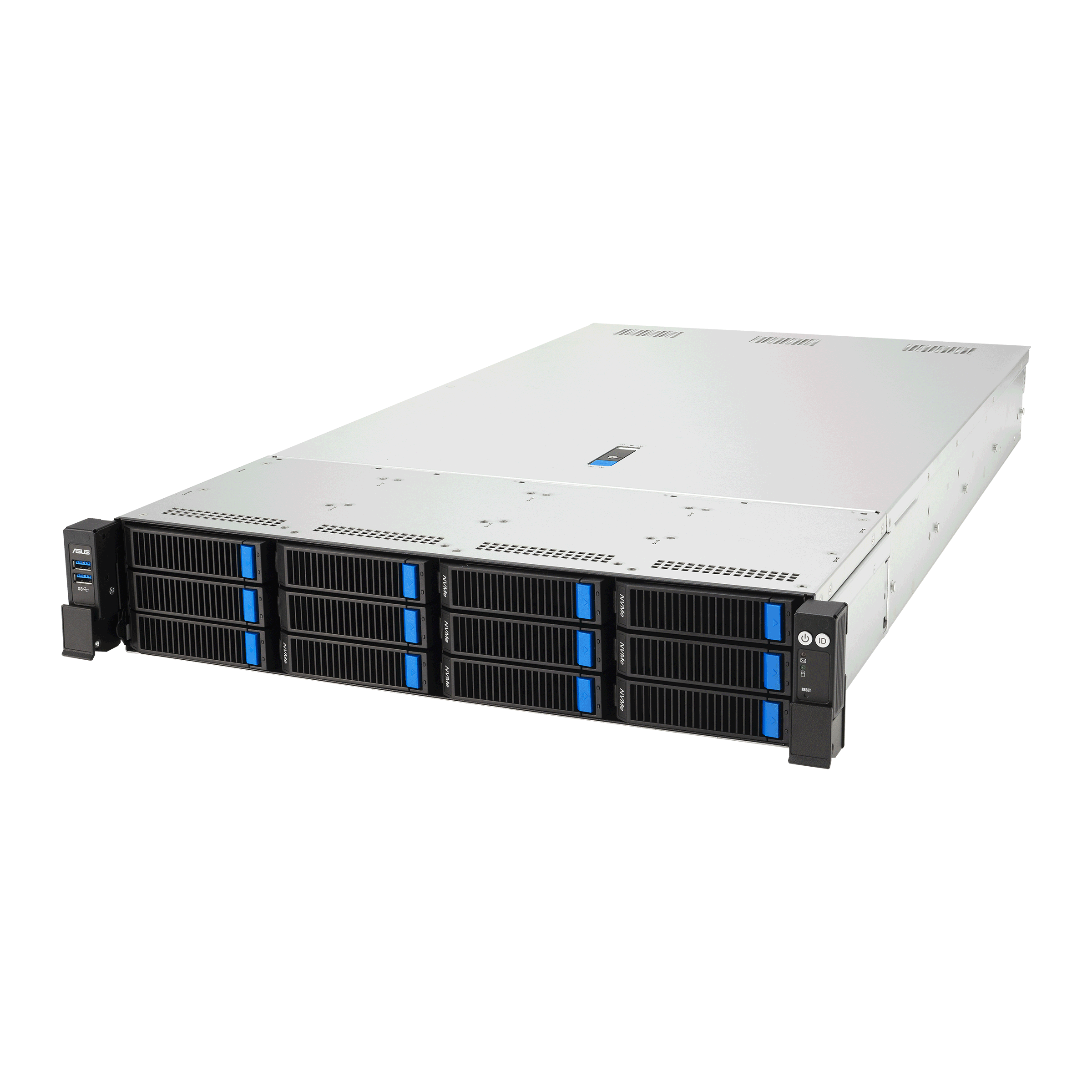 Серверная платформа/ ASUS RS720A-E13-RS12U, 2U, 2 x SP5 (LGA 6096P) 400W, 24 x DDR5 6400, 12 x 3.5/2.5 NVME hsb, 6 x PCIE Gen5 x8 or 3 x PCIE Gen5 x16, 2 x PCIE Gen5 x16, 2 x OCP3.0 Gen5 x16, 1+1 2700W