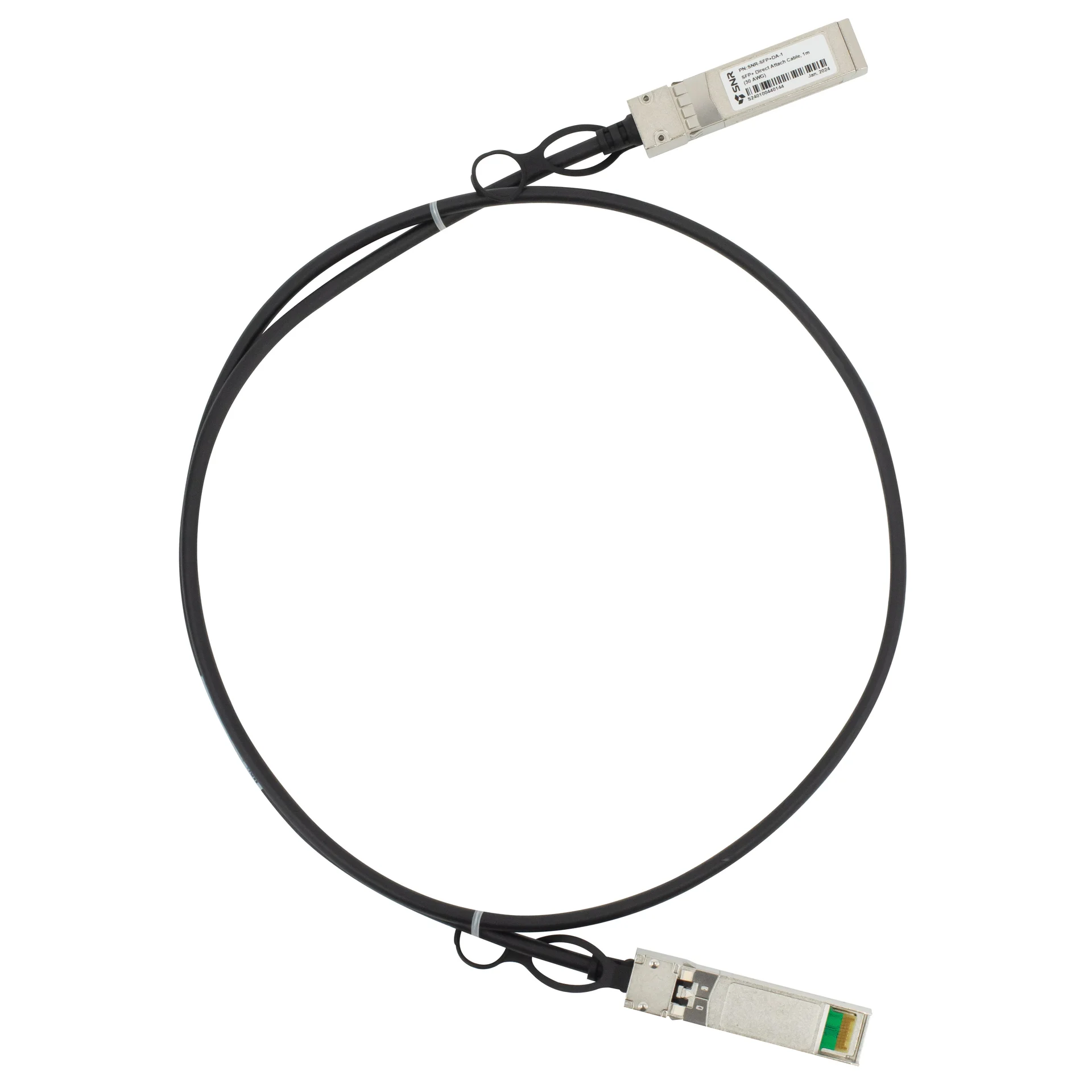 SNR SNR-SFP+DA-1 Direct Attached Twinax кабель, SFP+ 10GBASE, дальность до 1м, 30AWG.