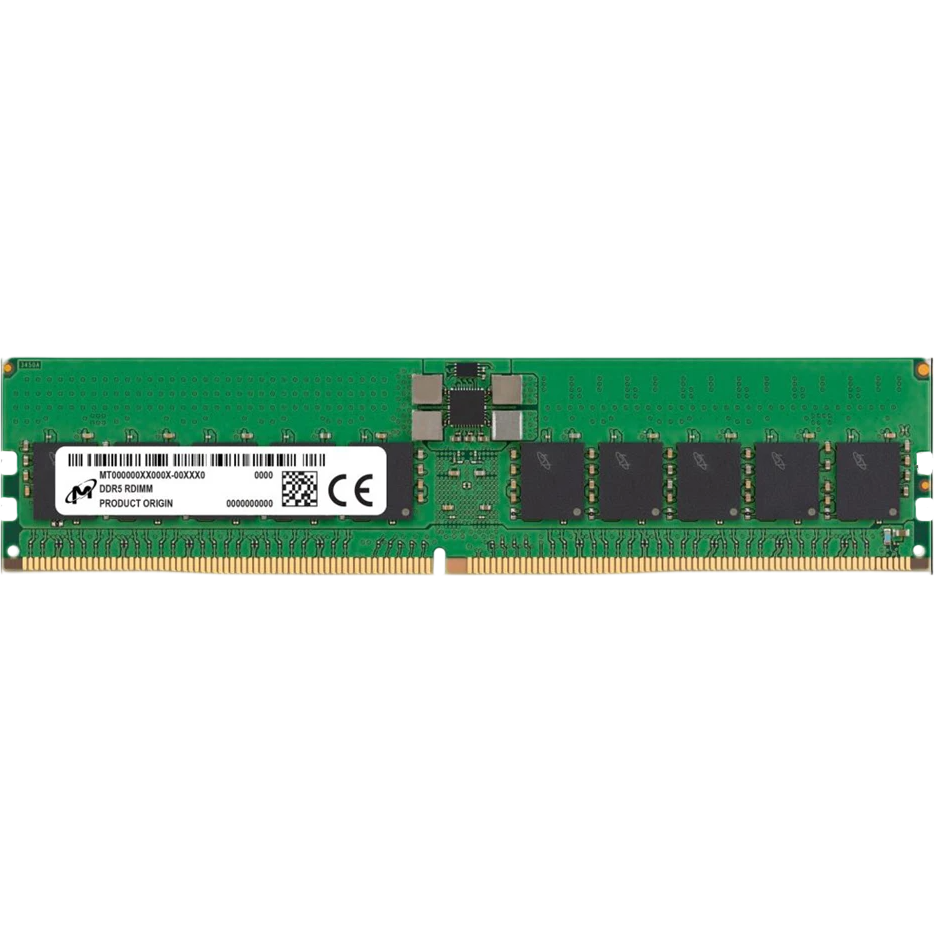Память оперативная/ Micron 96GB DDR5 6400 MT/s CL52 DR ECC Registered DIMM 288pin