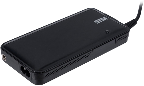 Универсальный адаптер для ноутбуков на 90Ватт/ NB Adapter STM Dual DLU90, 90W, EU AC power cord& Car Cigaratte Plug, USB(2.1A)