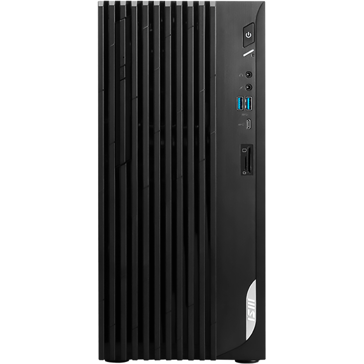 MSI PRO DP180 14A-1417XRU Intel Core i7 14700F(2.1Ghz)/16384Mb/1024PCISSDGb/noDVD/Ext:NVIDIA GeForce RTX 5070(12288Mb)/BT/WiFi/war 1y/7.59kg/Black/noOS