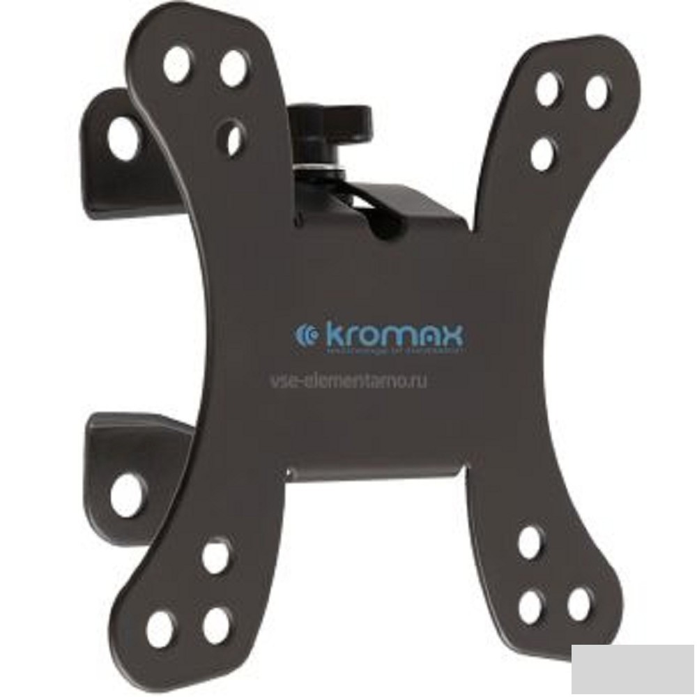 Kromax GALACTIC-10 черный 15"-32" макс.20кг настенный поворот и наклон