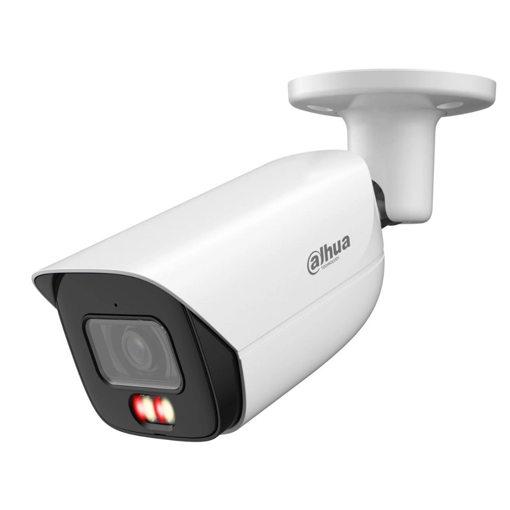 DAHUA DH-IPC-HFW3249EP-S-IL-0280B Уличная цилиндрическая IP-видеокамера 2Мп, 1/2.9” CMOS, объектив 2.8мм, видеоаналитика, микрофон, ИК 50м, LED 50м, IP67, металл