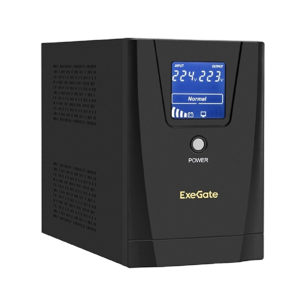 Exegate EP285501RUS ИБП ExeGate SpecialPro Smart LLB-1500.LCD.AVR.C13.RJ
