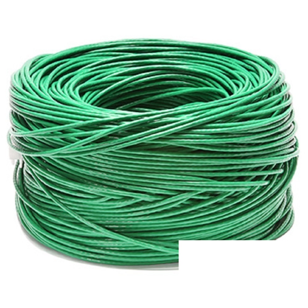 Cabeus UTP-4P-Cat.5e-SOLID-LSLTx-GN Кабель витая пара UTP (U/UTP), категория 5e, 4 пары (24 AWG), одножильный, нг(А)-LSLTx, зеленый (305 м), системная гарантия 25 лет.