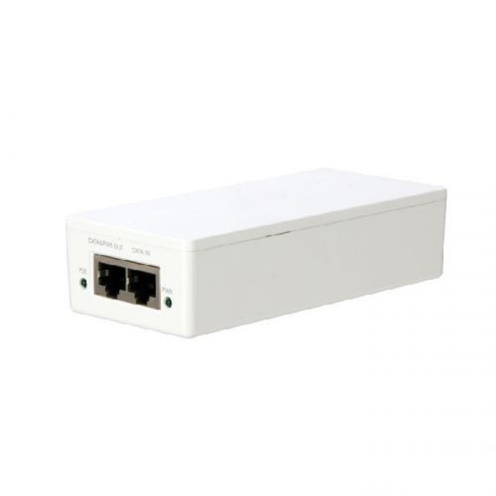 DAHUA DH-TAM1GT1GT-30 Инжектор PoE+, 1xRJ45 1Gb, 1xRJ45 1Gb (PoE/PoE+), до 30Вт