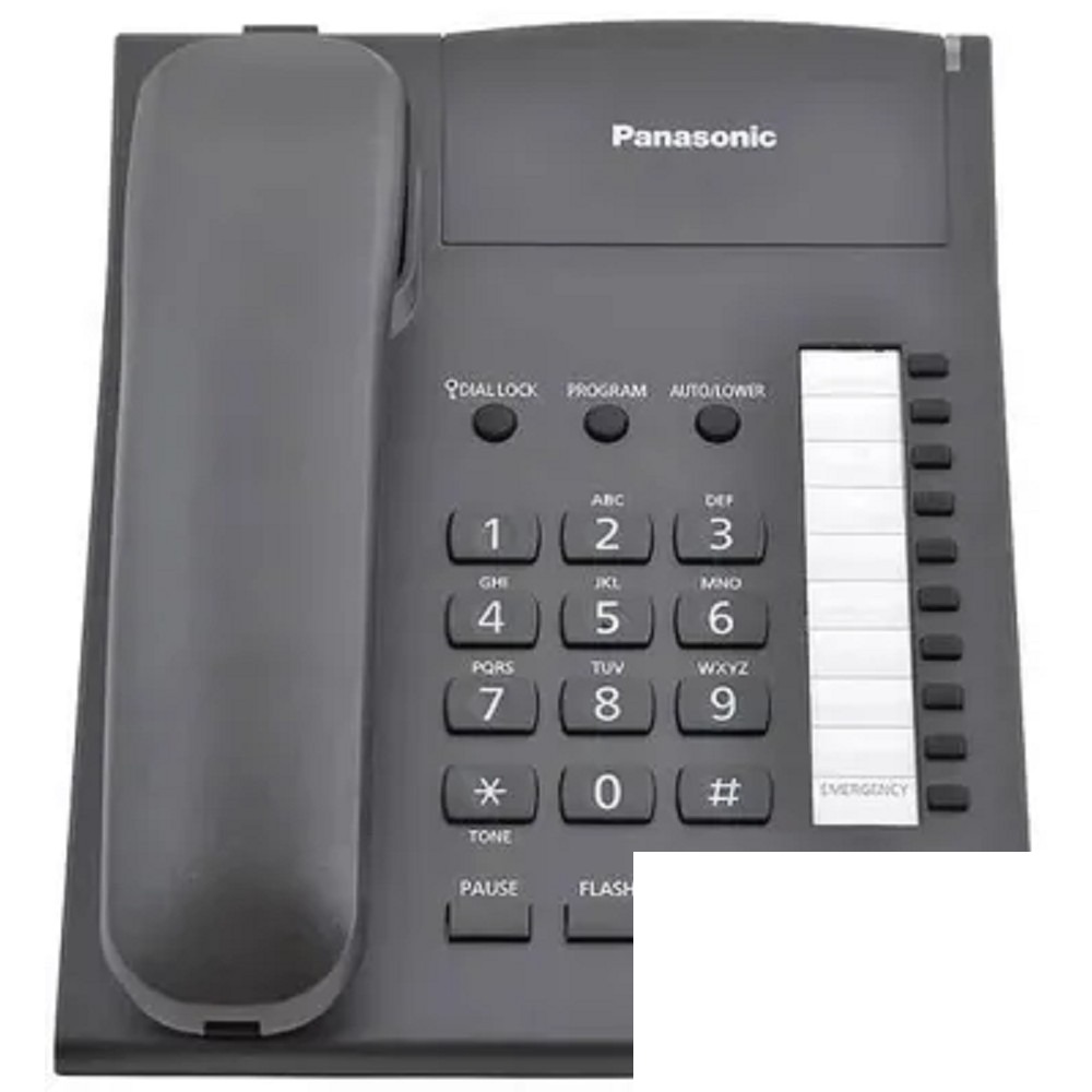 Panasonic KX-TS2382RUB (черный) {индикатор вызова,повторный набор последнего номера,4 уровня громкости звонка}
