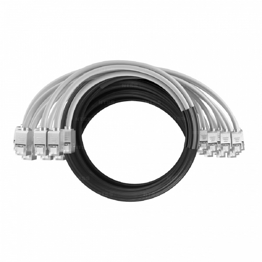 NTSS Кабельная сборка NTSS PREMIUM 12pc, FTP CAT6, оконцована разъемами KEYSTONE RJ45 FTP CAT6, заделка в чулке, вывод 0.6м, длина 16м, LSZH, серый NTSS-PC-PM-12-FTP-RJ45KJ-6-S-0.6-16.0-LSZH-GY