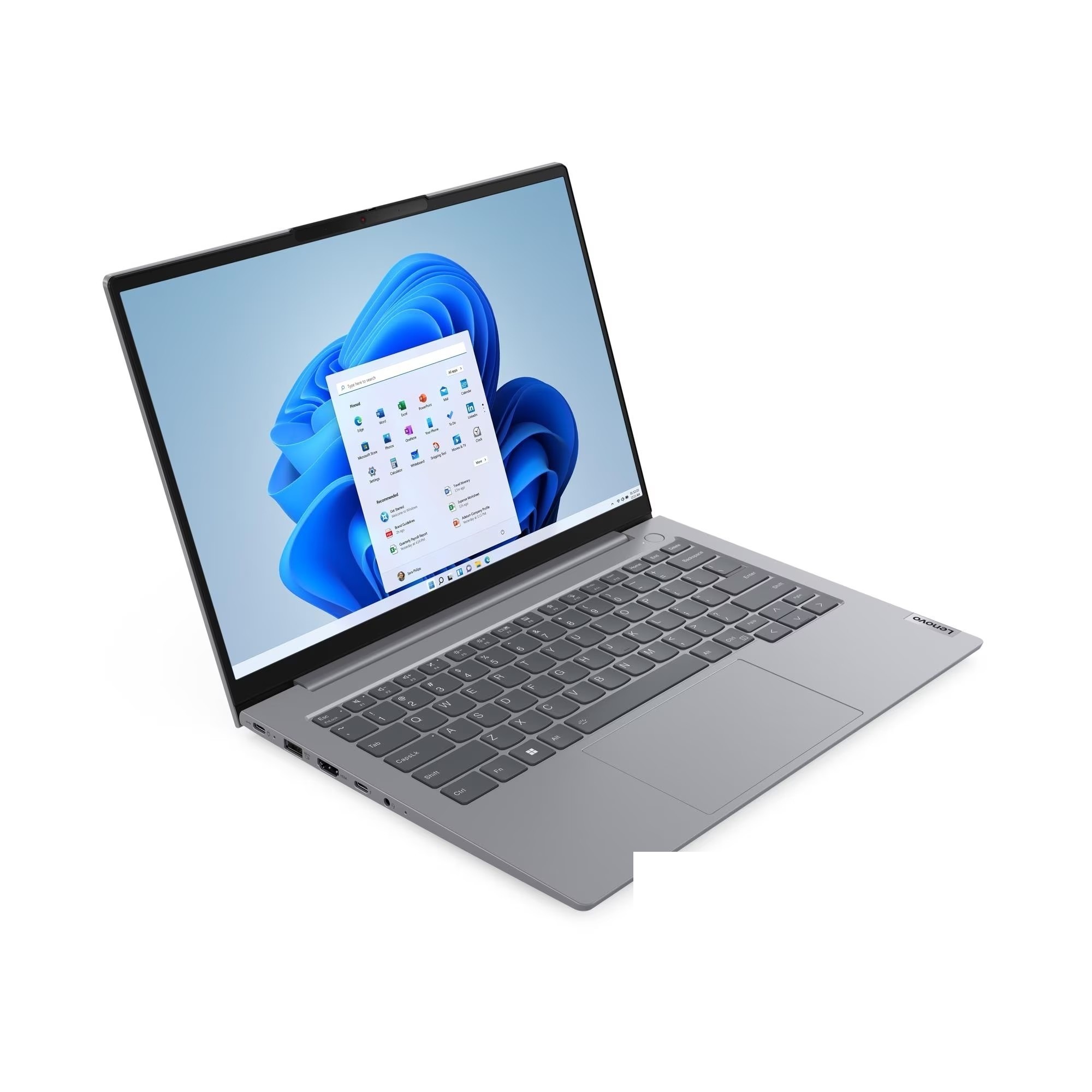 Lenovo ThinkBook 14 G6 IRL [21KG00TXUE] (КЛАВ.РУС.ГРАВ.) Arctic Grey 14" {WUXGA i5-13420H/8GB/512GB SSD/DOS/no_Backlit/AL-bottom}