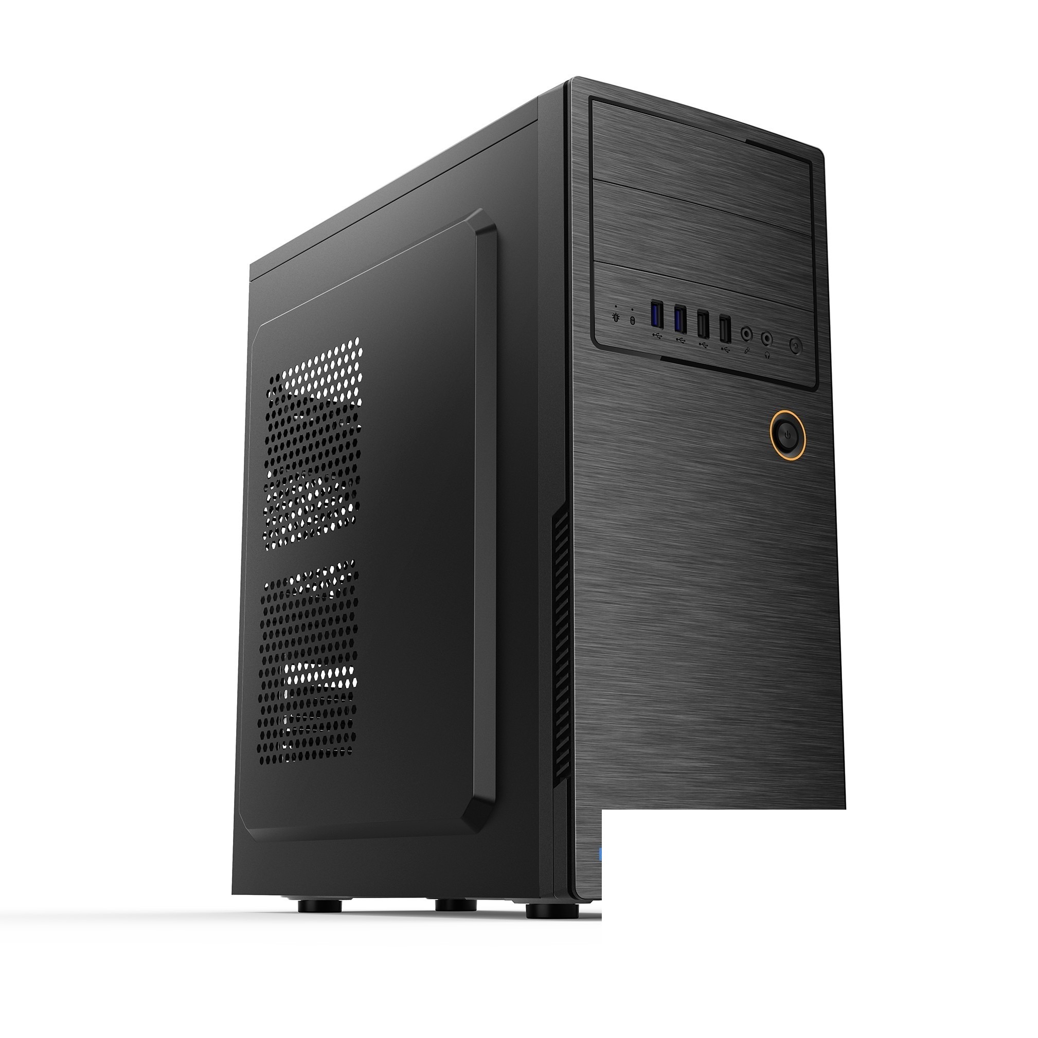 CBR Корпус ATX Miditower E180, без БП, 2*USB 3.0, 2*USB 2.0, HD Audio+Mic, Black [PCC-ATX-E180-USB32-USB22-WPSU]