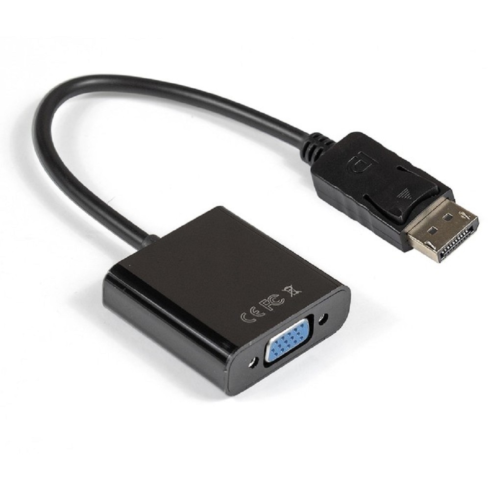 Exegate EX284910RUS Кабель-переходник DisplayPort-VGA ExeGate EX-DPM-VGAF-0.15 (20M/15F, 0,15м)