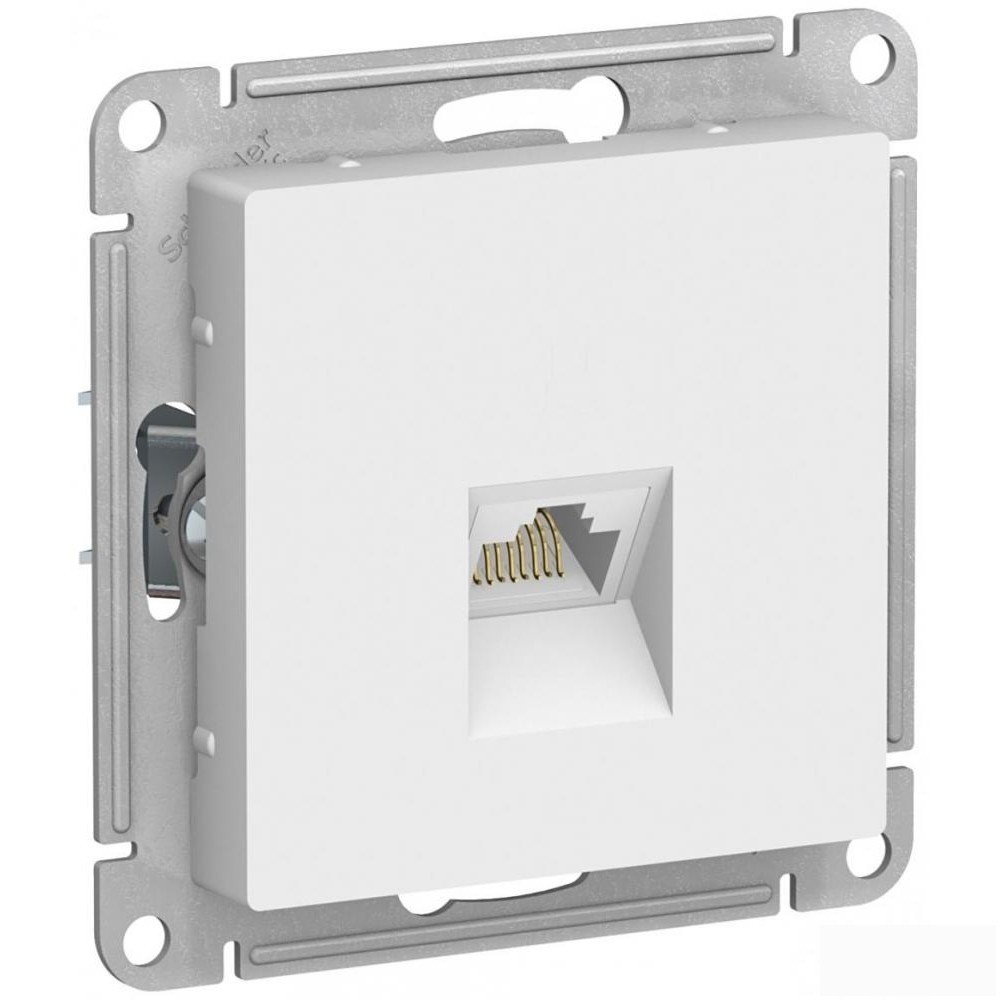 Systeme electric ATN000183 ATLASDESIGN РОЗЕТКА компьютерная RJ45, механизм, БЕЛЫЙ