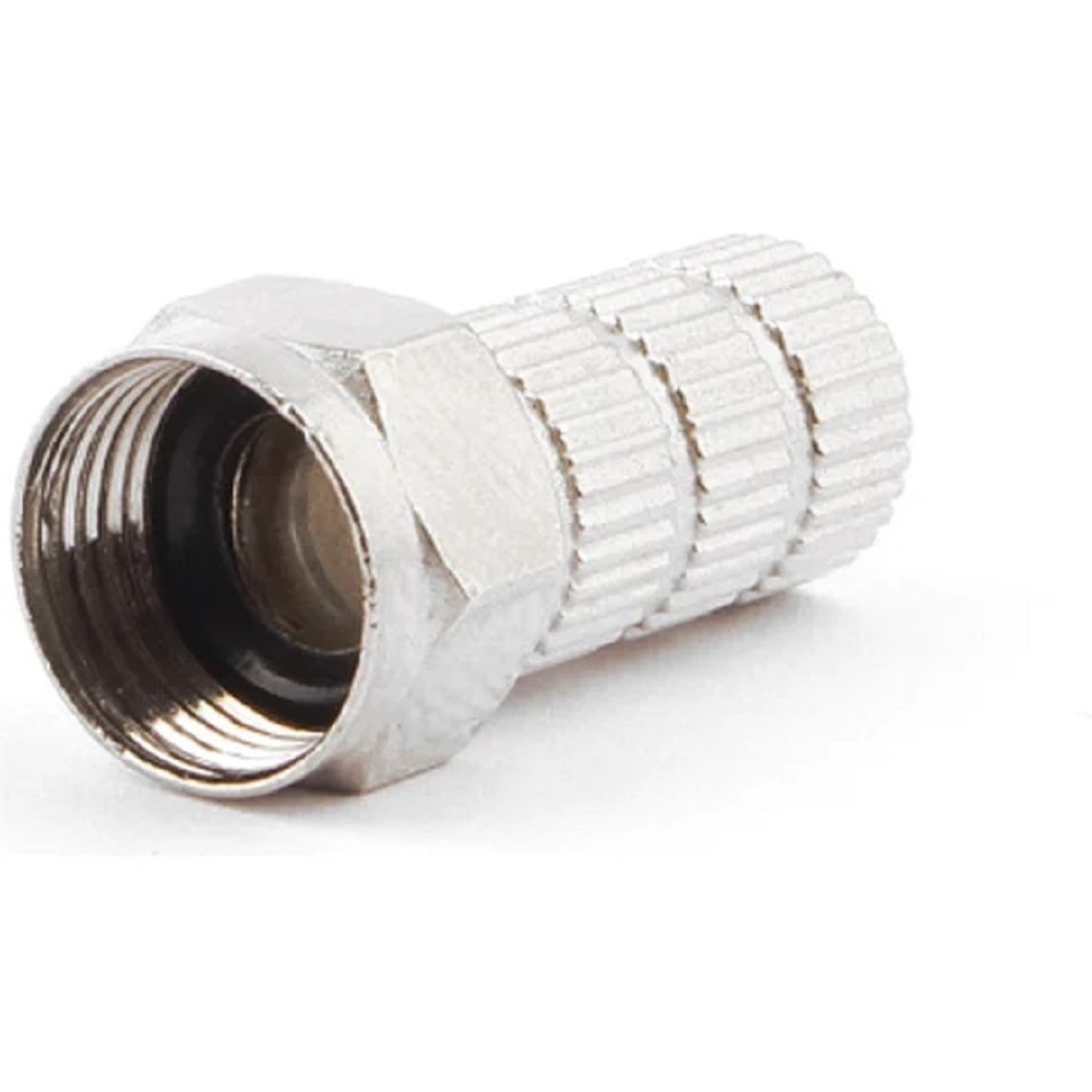 F Коннектор Cablexpert для кабеля RG6, 5шт, с уплот. рез. кольцом (SPL6-02)