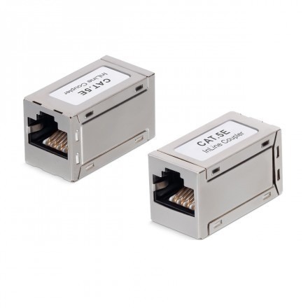 WRline Проходной адаптер, RJ45-RJ45 (8p8c), категория 5е, экранированный