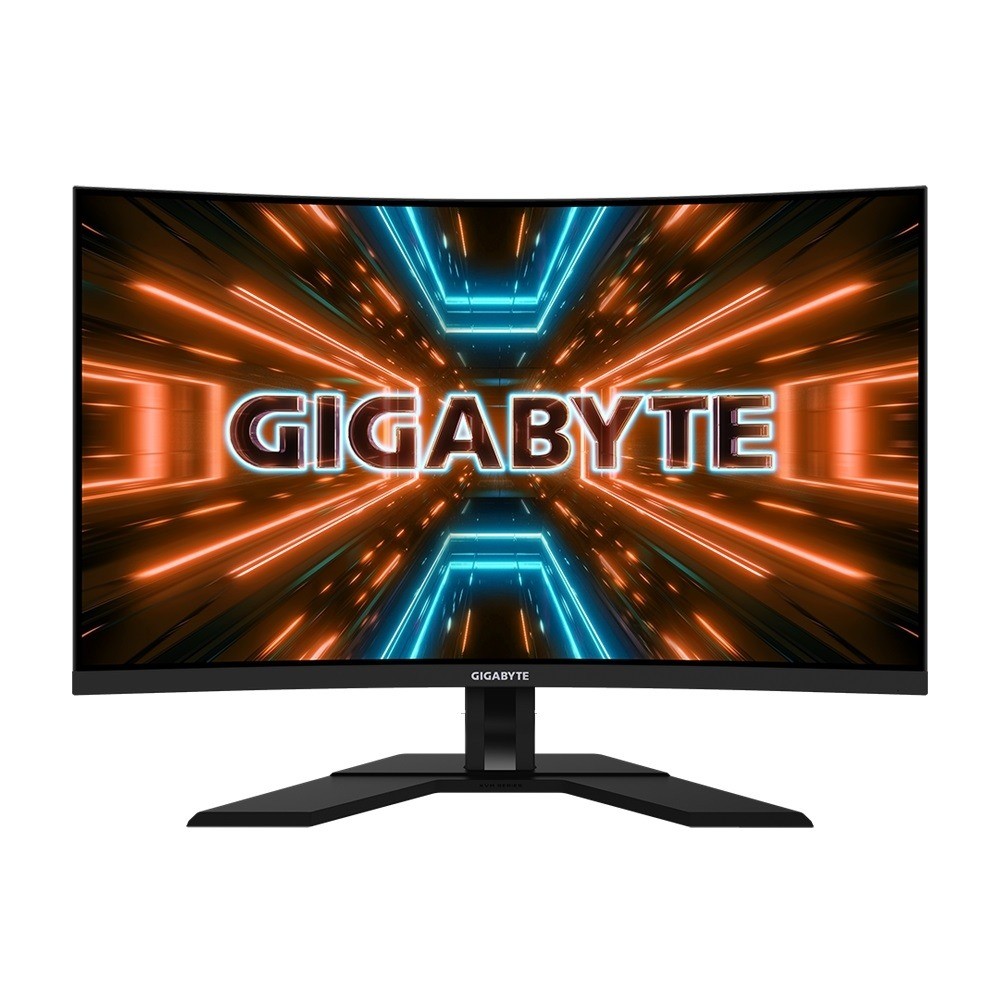 LCD Gigabyte 31.5" M32QC {VA Curved 2560x1440 165Hz 1ms 350cd 3000:1 2xHDMI2.0 DisplayPort1.2 2xUSB3.0 USB-C(PD 18W) AudioOut}