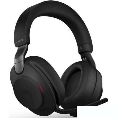 Jabra 28599-999-999 Evolve2 85, Link380a Stereo Black Беспроводная стерео гарнитура, MS, USB-A [28599-999-999]