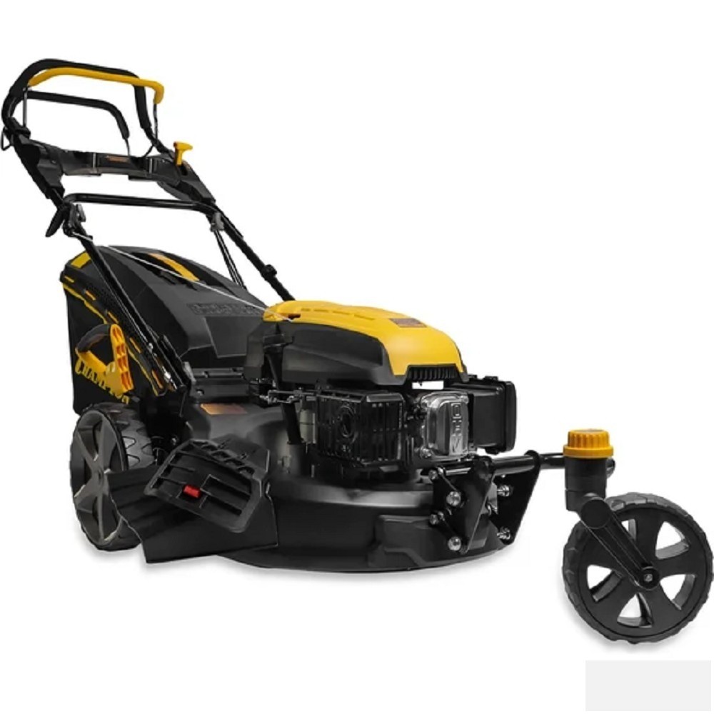 CHAMPION Газонокосилка LMZ5130/1 { 3кВт привод 508мм 65л 25-75мм 1рычаг/6, 37кг4в1 3колеса1разблок }