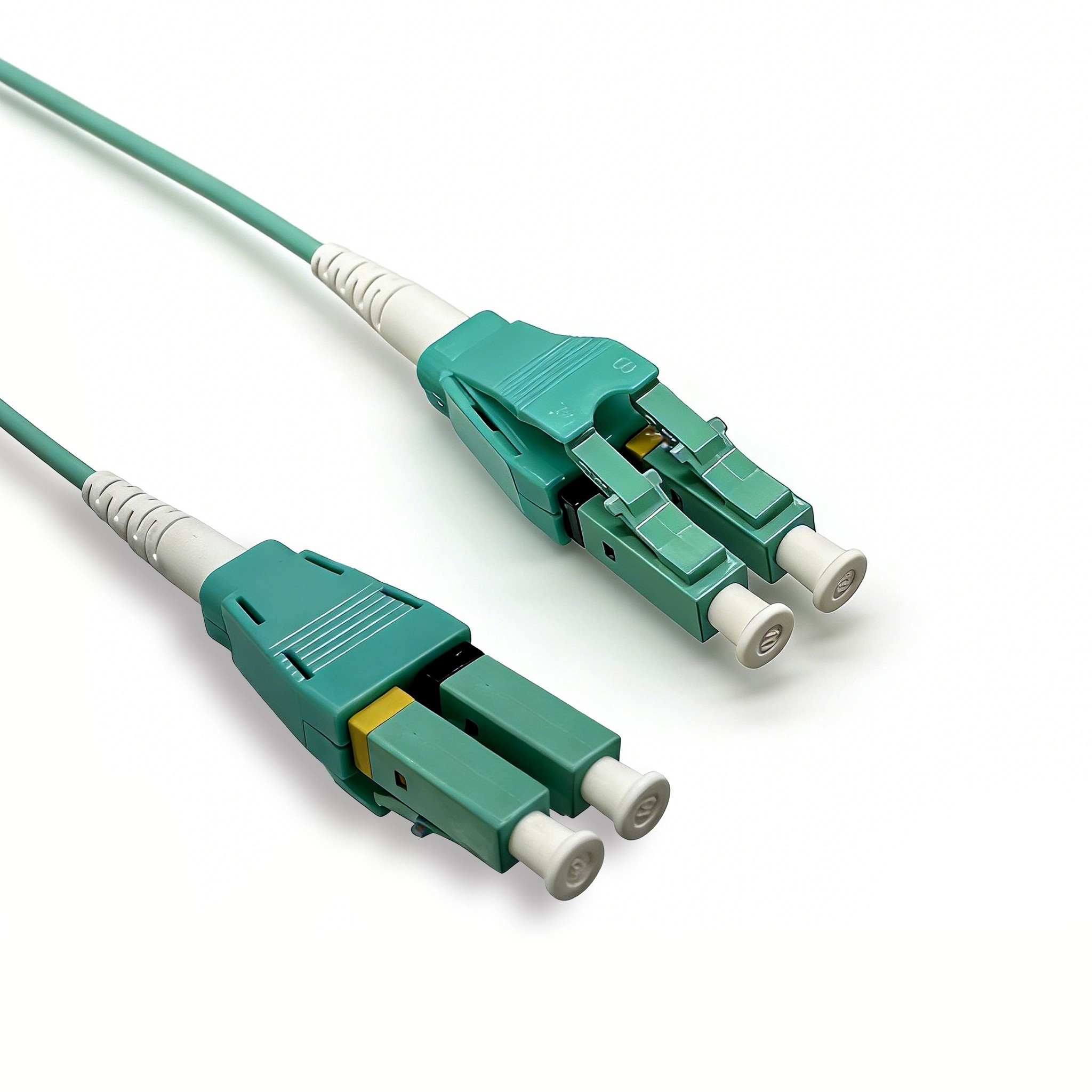 Оптический патчкорд NEOMAX (NMO-LC-LC-MM-5M) LC/UPC-LC/UPC, Uniboot OM4, Multimode, Duplex, 50/125, LSZH, Aqua, 5м