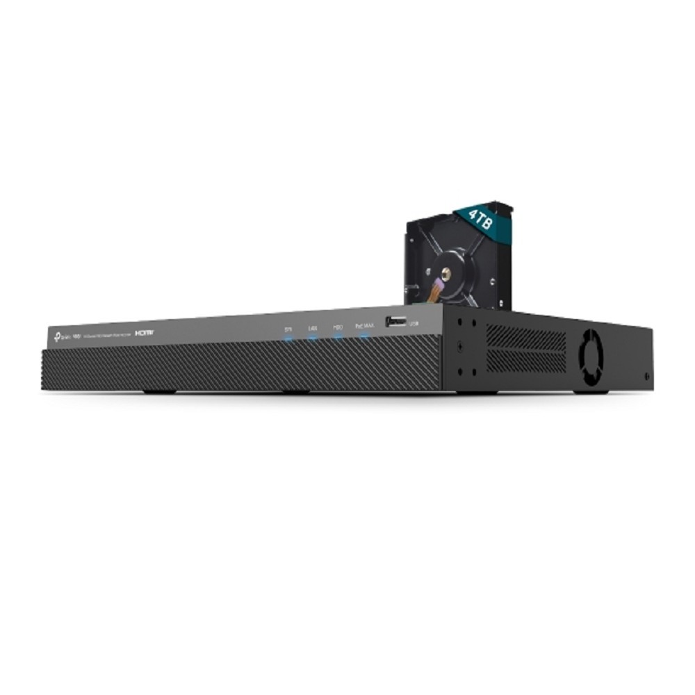TP-Link VIGI NVR2016H-16MP-4TB 16-канальный сетевой видеорегистратор с поддержкой PoE+