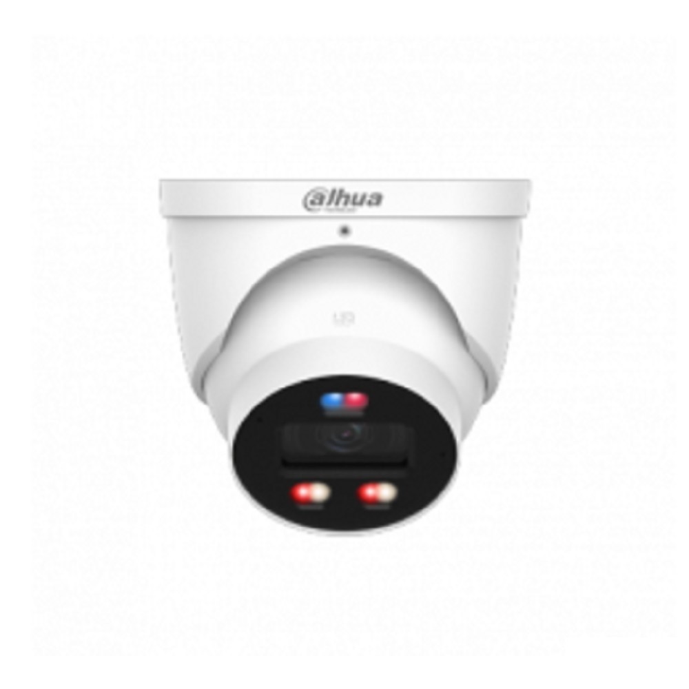 DAHUA DH-IPC-HDW3849HP-AS-PV-0360B-PRO Уличная купольная IP-видеокамера WizColor с ИИ и активным сдерживанием 8mp, 1/1.8” CMOS, объектив 3.6мм, видеоаналитика, ИК 30м, LED 30м, IP67