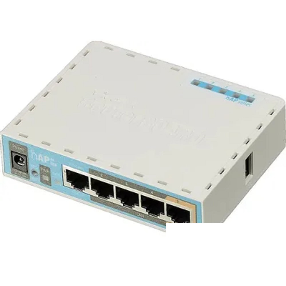MikroTik RB952Ui-5ac2nD Беспроводной маршрутизатор hAP ac Lite 2.4+5 ГГц, 802.11a/b/g/n/ac, MIMO 2x2, 5x Ethernet