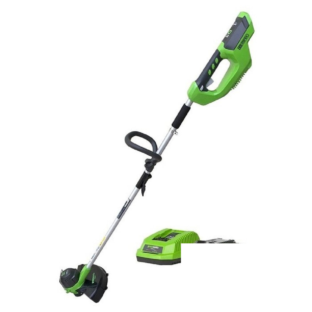 Greenworks Триммер аккумуляторный G40LTK4, {40V, 30 см, с 1хАКБ 4 А.ч и ЗУ} [2101507UB]
