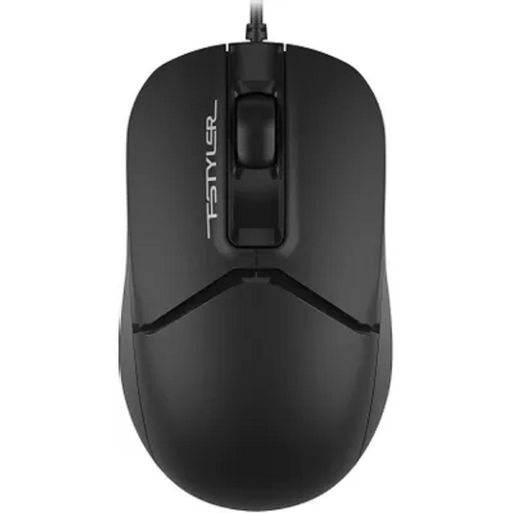 Мышь A4Tech Fstyler FM12S черный оптическая (1200dpi) silent USB (3but)